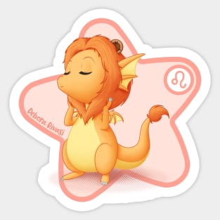 Zodiac Dragons - Leo Sticker